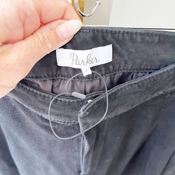 Bnwot Black perforated suede pants from Parker - Picture 7 of 7